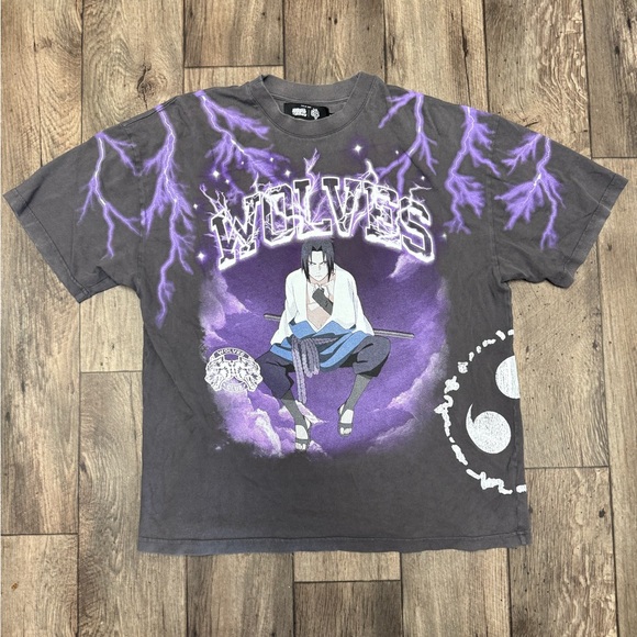 Naruto Shippuden X Darc Sport Wolves Forever Lightening Tee 249/1000 - Picture 1 of 10